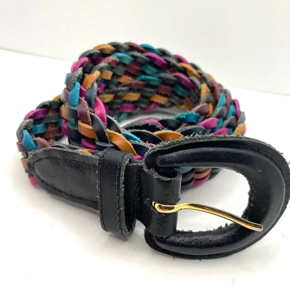 Accessories | Womens 44 L Multicolored Braided Leather Belt  display picture 1